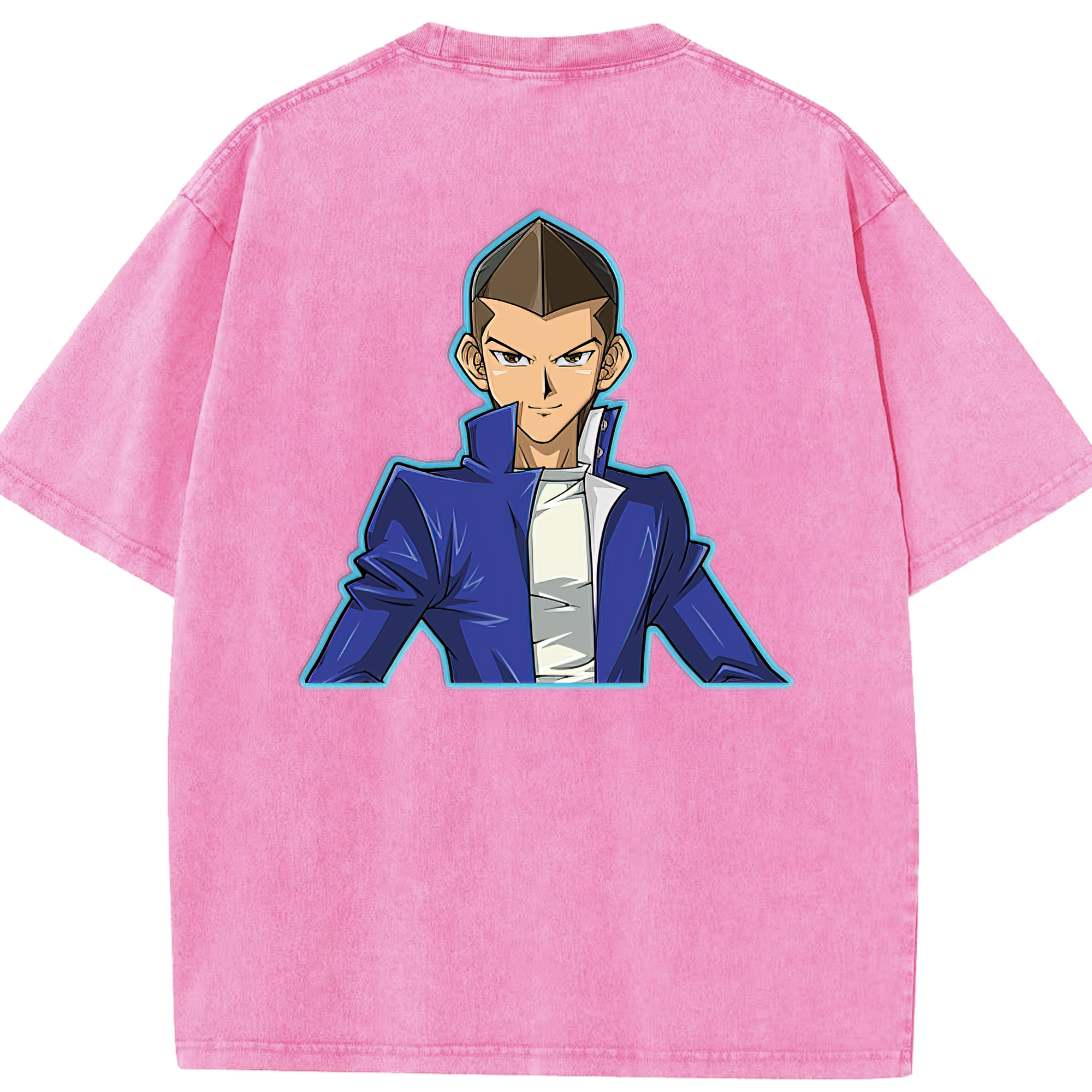 （画像用） 遊☆戯☆王 Yu-Gi-Oh! 綿100% ヴィンテージ風 半袖Tシャツ（背面プリント）